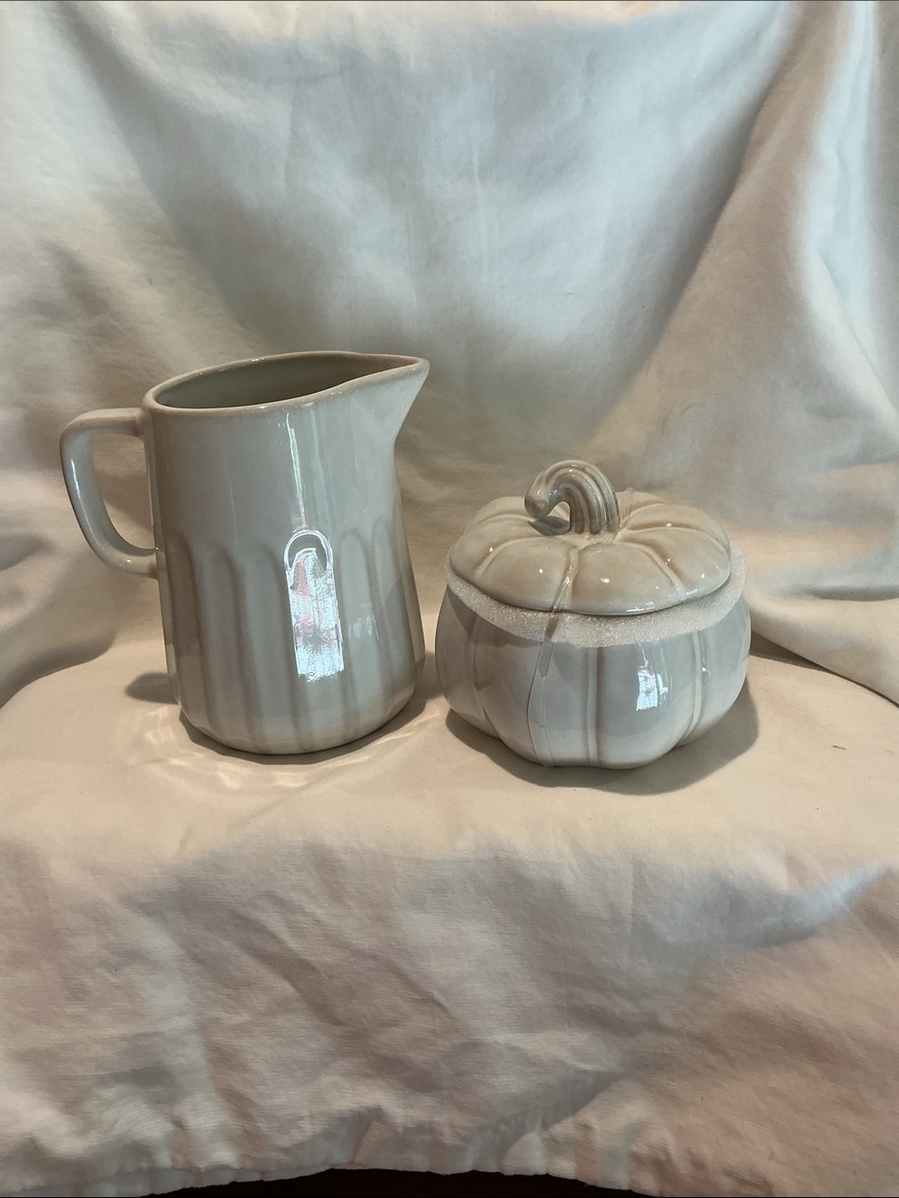 Fall Cream & Sugar Set - Picture 2 of 7